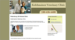 Desktop Screenshot of kolehmainenvetclinic.com